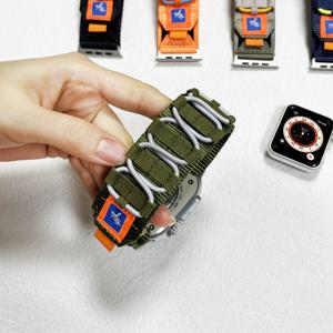 TEMU 애플워치 밴드 호환용 견고한 나일론 밴드 49mm 46mm 45mm 44mm 42mm 남성 여성용, 통기성 있는 땋은 나일론 스포츠 루프 사이즈 조절식 손목밴드, iWatch 밴드 Ultra 3/2/Ultra 시리즈 11 10 6 5 4 3 2 1 SE용 교체 스트랩