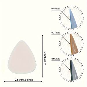 TEMU 100개 기타 픽, 베이스, 일렉트릭 기타 및 어쿠스틱 기타 독특한 기타 선물, 0.46mm, 0.71mm, 0.96mm