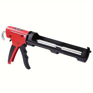 TEMU 고강도 플라스틱으로 제작된 전문가용 듀얼 모드 코킹 건. 편안한 그립감과 내장된 커터가 특징이며, 압력비는 10:1로 뛰어납니다.