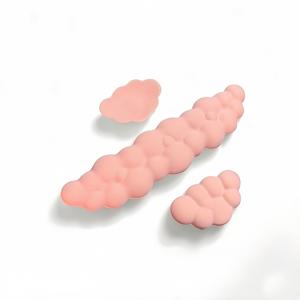 TEMU 3개 데스크탑 컴퓨터 키보드 패드 마우스 손목 패드 - 인체공학적 마우스 패드 메모리폼 마우스 패드 (게임 및 사무용), 가정용 노트북 마우스 패드 간편한 타이핑 및 손목 지지 세트 (보라색, 파란색, 분홍색)