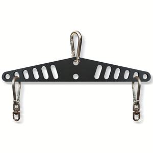 TEMU 유니버설 짐 케이블 어태치먼트 세트 - 풀다운 운동, 듀얼 핸들 지원, 풀리 시스템용 아이언 멀티-그립 랫 바, 홈 짐용 피트니스 액세서리 플레이트, 다양한 핸들과 호환 가능 - 혼합 색상