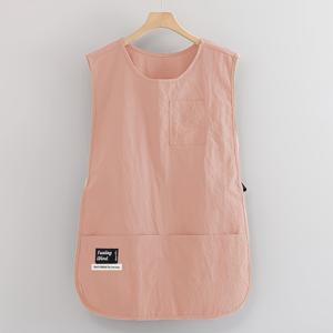 TEMU 1개 작업 앞치마, 조절 가능한 어깨 스트랩 포함 – 통기성 조끼 스타일 작업 앞치마, 커피숍, 요리, 레스토랑에 적합 – 내구성 좋은 작업복 재킷