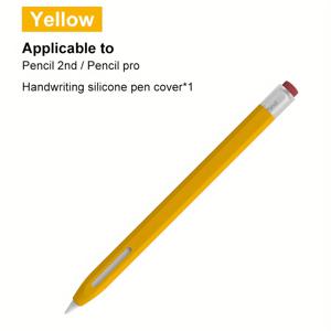 TEMU 레트로 연필 모양 보호 케이스, Apple Pencil 2nd/Pro 태블릿 휴대용 커버에 적합