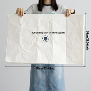 TEMU 세련된 북유럽 디자인의 창의적이고 예술적인 천장 램프 갓. 이 장식용 종이 램프 갓는 상업적 환경, 호텔, 결혼식, 테마 침실 및 아침 식사, 의류 도서관, 전시회에 이상적입니다.