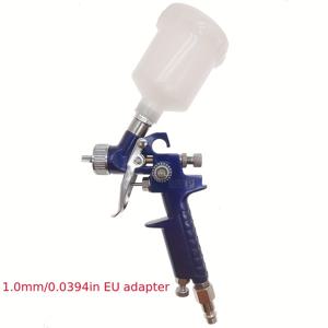 TEMU HVLP 미니 에어 스프레이 건, 중공기 공급 터치업 에어 스프레이 건 (0.8mm/1.0mm 팁), 자동차, 집 페인트, 가구 페인트용