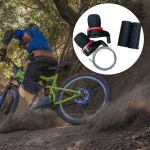 TEMU 자전거용 변속기 손잡이 포함 변속기 기어 시프터 2개 세트, 산화 방지 및 녹 방지 액세서리