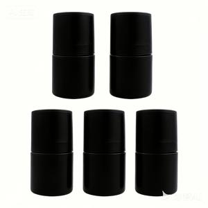 TEMU 6개입 50ml 블랙 플라스틱 롤러 병 빈 패키지, 데오드란트 및 땀 방지제, 플라스틱 롤온 병 롤러볼 병, 바디 프래그런스 플라스틱 병, DIY 리필 가능