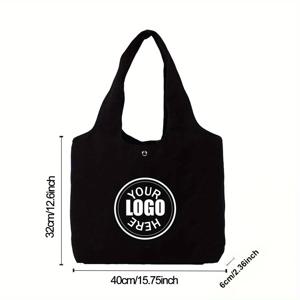 TEMU 맞춤형 캔버스 토트백, 프린트 패턴 - 1000픽셀 이상, DIY 프로젝트, 애완 동물 웨딩, 가족 사진 등에 적합 - 학교용 미적 캔버스 숄더백