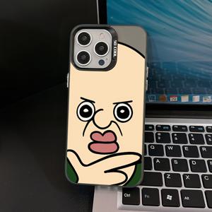TEMU 아이폰 16 15 14 11 프로 맥스 X XR XS 맥스 8 7 플러스용 재미있는 한국 애니메이션 방방 폰 케이스, 안티드롭 매트 백 커버