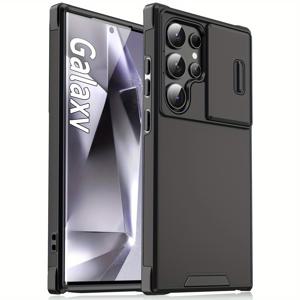 TEMU 카메라 방진 커버 + [전체 카메라 보호] 충격 방지 무광 텍스처 폰 케이스, 삼성 갤럭시 S25 S24 S23 S22 S21 울트라 플러스 FE A13 A14 A15 A23 A32 A35 노트20 폰 케이스와 호환 가능