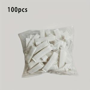 TEMU 100팩 일회용 진공 필터 메쉬 패드 - 핸드헬드 청소기용 두꺼운 폴리에스터 무직포 필터백, 먼지 및 애완동물 털 & 알레르겐 포집, 배터리 불필요, 내구성 있는 구조