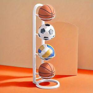 TEMU 4단 농구 장식 랙 조합 스탠드