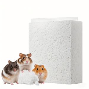 TEMU 1개 컬러풀 먼지 없는 냄새 제어용 햄스터, 토끼 및 소형 애완동물용 부드럽고 흡수성 좋은 침구 - 다양한 파스텔 색상의 소형 애완동물 베딩 | 애완동물 친화적 환경 | 흡수성 침구