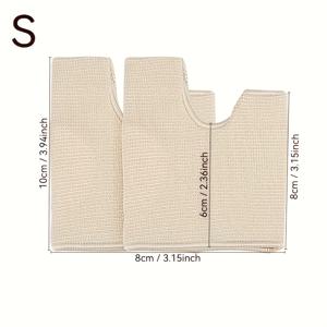 TEMU 1쌍 발 관리 패드 - 마찰 완화 및 물집 예방, 통기성 원단 & 인체공학적 디자인, 발뒤꿈치, 발가락, 발목 쿠션 - 재사용 가능, 손세탁, 스포츠 및 일상 사용 - 남녀공용, 스포츠 편안함, 편안한 착용감, 내구성 있는 패딩, 재사용 쿠션, 일상적인 편안함