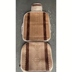 TEMU 1/5개 경량 디자인 통기성 아이스 실키 섬유 원단 자동차 시트 커버, 모든 계절용 앞좌석 쿠션, 쿨링 우븐 차량 시트 보호대, 웜 베이지