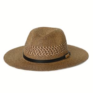 TEMU 빈티지 감성의 스타일의 파나마 스트로우 페도라 모자, 분리 가능한 리본이 달려 있습니다 - 가볍고 통기성이 좋으며 야외 여행, 해변 휴가, 결혼식에 완벽합니다, 파나마 모자