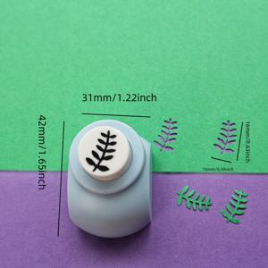 TEMU 1개 다용도 잎사귀 펀치 - 종이, 스크랩북 및 자연 테마 장식용 공예 홀 펀처 - 현실적인 단풍/대나무/체리 잎을 자르기 - 보너스 종이 시트 포함 - 가을 장식, 교실 미술 및 웨딩 콘페티에 적합