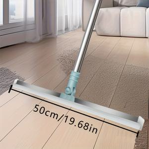 TEMU 바닥 스크레이퍼 빗자루, 빠른 배수 및 먼지 없는 청소를 위한 훌륭한 도우미, 욕실 타일, 차고 콘크리트, 데크, 샤워기 유리, 창문 청소 등에 적합