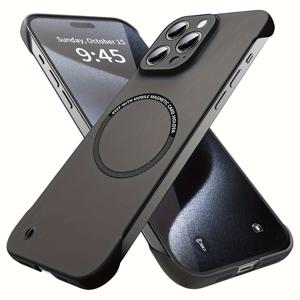 TEMU 휴대폰 케이스 - 아이폰 17, 16, 15, 14, 13, 12, 11 Pro Max, 16 Plus, XS Max, XR, X, XS, 7, 8 Plus용 무경계 시리즈. 고급스러운 초박형 디자인으로 무선 충전과 호환됩니다.