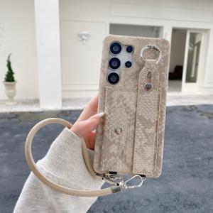 TEMU 폰 케이스: 럭셔리 격자무늬 링 홀더 손목 스트랩 카드 슬롯 올인원 카드 홀더 손목 스트랩 랜야드 폰 케이스, 삼성 갤럭시 A13 A14 A15 A24 A25 A33 A34 A35 A52 A54 A55 A72 S20 S21 S22 S23 S24 S25 플러스 울트라 FE 호환, 세미 풀커버 낙하 방지 보호 폰 케이스