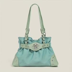 TEMU 2026년 신상 밀레니얼 시크 단색 겨드랑이 가방, 패셔너블 여성용 대용량 토트백, 다용도 스타일리시