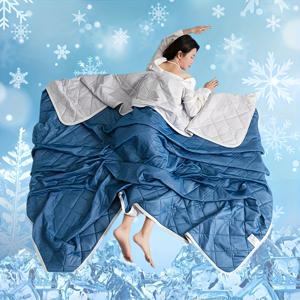 TEMU 1 초극세사 부드럽고 편안한 여름 쿨 퀼트, 고급스러운 쿨 얇은 퀼트, 쿨링 담요, 다기능 여름 퀼트 에어컨 퀼트 침구, 피부 친화적이고 통기성 좋음, 세탁기 사용 가능, 싱글/더블 침대에 매우 적합