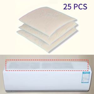 TEMU 25개 먼지 방지 에어컨 벤트 필터 커터블 네트워크 아울렛 청소 정화 부품 에어 벤트 먼지 필터 종이 도구