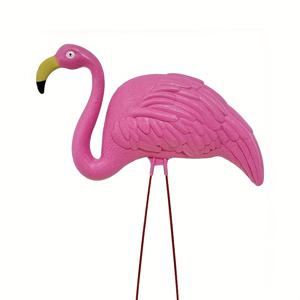 TEMU 데코 플라밍고 조각상 - 분리 가능한 빨간 다리, 야외용 리얼리스틱 조형물, 가벼운 플라스틱 정원 장식, 수영장, 파티오, 마당에 적합 - 조립 불필요