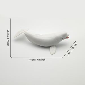 TEMU 리얼한 바다 동물 조각상 - 가정용 수족관 및 해양 모델용 PVC 장식 - 생일, 크리스마스, 할로윈, 부활절, 하누카, 추수감사절 선물