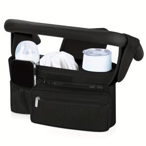 TEMU 1개 유모차용 병과 기저귀 걸이 정리함