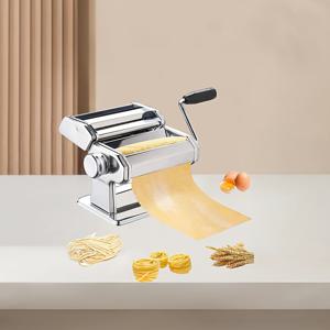 TEMU 스테인리스 스틸 수동 파스타 제조기, 가정용 면류 필수품, 면 폭 조절 가능, 다기능 롤링 기계 포함, 파스타 및 면류에 적합