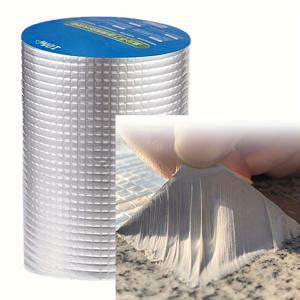 TEMU 부틸 고무 테이프 롤, 포일 수리용 플래싱, 창문 및 금속 지붕용, 콘크리트 균열용 - 플라스틱 젤형, 홈바닥 수리 테이프, 10.01cm X 5.0m - 내구성 있고 유연한 실란트, 실내외 사용 가능, 실내 밀봉 솔루션 | 내구성 있는 실란트 | 유연한 실란트