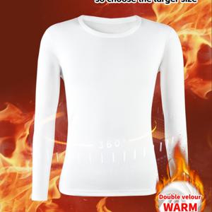 TEMU 남성용 단색 양면 보온 언더웨어, 유럽 및 미국 스타일 긴소매 보온 베이스 레이어, 가을 및 겨울용 남성 의류