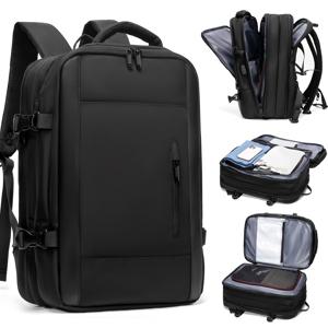 TEMU 30L-60L 확장형 하이킹 백팩 (노트북 수납공간 & 습식 건식 가방 포함), 경량 멀티 패널 여행 백팩 (출퇴근, 장거리 여행, 야외 활동용)