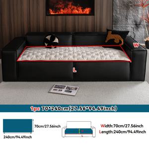 TEMU 싱글, 퀼팅 엣지 장식의 두꺼운 플러시 소파 쿠션, 모던 홈 데코, 세탁기 사용 가능, 2인용, 3인용 또는 4인용 소파에 적합, 가정 환경에 이상적