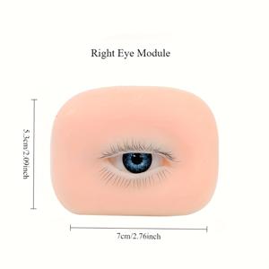 TEMU 초보자를 위한 상/하눈썹, 눈가 리프팅 기능, 단일 핀셋 모듈이 특징인 종합 속눈썹 연장 훈련 키트