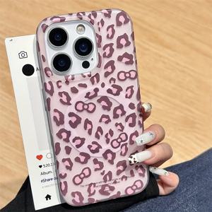 TEMU 아이폰 17 에어 16 15 14 13 11 12 프로 맥스 플러스용 트렌디한 귀여운 프린트 리본 젤리 폰 케이스 - 선물용 보호 커버 및 팔찌 밴드