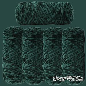 TEMU 셔닐 원사 5개, 500g - 담요와 모자 코바늘 뜨개질용 초부드러운 플러시 벨벳 원사 | 따뜻하고 두꺼우며 형태 유지되는 DIY 공예용 원사