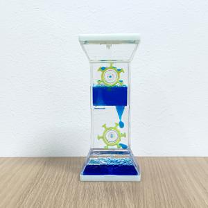TEMU 2D 평면 창의적이고 풍차, 오일 드립 및 액체 모래시계 - 사무실용 스트레스 해소 데스크탑 장식품 - 거실 또는 침실을 위한 재미있는 장식 - 크리스마스 및 할로윈을 위한 저렴한 선물