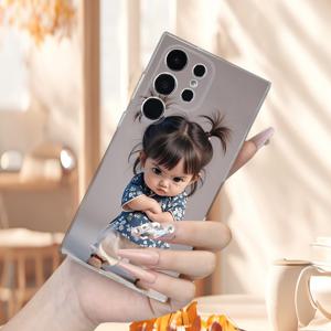 TEMU 귀여운 소녀 패턴 가을 내구성 생일 선물 패셔너블 인기 충격 방지 투명 폰 케이스 (삼성 및 갤럭시 A56/A54/A53/A52/A14/A15/A05S/A53/A34/S23/S23 울트라/S23 FE/S24/S24 FE/S24 울트라/S25/S25 FE/S25 울트라/S21 FE)