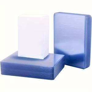 TEMU 150 카드 트레이딩 카드 세트 (탑 로더 포함), 50개 경질 플라스틱 보호 케이스 + 100개 투명 소프트 박스, 야구 게임, 스포츠 수집 카드 게임 또는 투명 소프트 박스 300개 세트에 적합, 두 가지 조합 제공