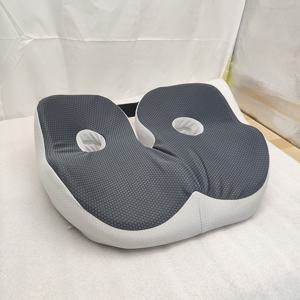 TEMU 엉덩이와 허리를 이중으로 지지하는 차량용 시트 쿠션 - 느린 복원력 메모리폼, 통기성 좋고 편안함 - 간편한 세척을 위한 탈부착 및 세탁 가능 - 그레이와 블랙의 듀얼 컬러 - 장시간 운전을 위한 필수 엉덩이 보호대