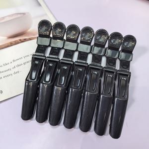 TEMU 7개 소프트 핑크 & 악어 헤어 클립 세트 | 섹셔닝, 뿌리 볼륨, 앞머리, 올림머리용 큰 발자국 없는 미끄럼 방지 악어 클립 - 젖은/건조 머리용 헤비 듀티 ABS 헤어 스타일링 도구