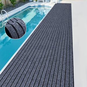 TEMU 고강도 상업용 미끄럼 방지 매트 특대형 상업용 바닥 매트, 너비 3피트 고무 테두리 고강도 도어 매트, 세탁 가능, 로우 , 간편한 세척, 고무 현관 매트