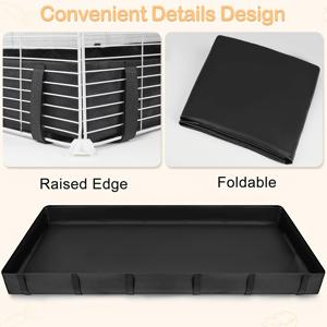 TEMU 기니피그 케이지 라이너, 기니피그 서식지용 라이닝, 바닥이 있는 베딩, 와이어 메시 적합, 기니피그, 토끼, 햄스터, 토끼용 케이지 라이너, 케이지 미포함, 47 * 24인치 (약 119.4 * 61.0cm)