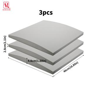 TEMU 1/2/3 회색 소파 쿠션 지지대, 18.89X18.89In (48X48Cm) 곡선형 소파 지지대, 고밀도 고탄성 소파 쿠션 교체품, 처진 소파 좌석, 의자 쿠션, 자동차 쿠션, 보트 쿠션 등에 적합