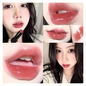 TEMU 한해 새해 발렌타인데이 한정 립글로스 저포화도 립스틱 투명 아프리카 티 립밤 수광 글리터 립스틱 여친/절친에게 선물하기 완벽