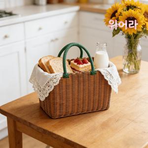 TEMU 위어라 데일리프렌즈 빨래 라틴 피크닉바구니