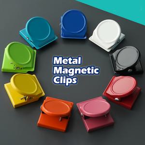 TEMU 7개 자석 사무실 냉장고 클립 (색상 랜덤), 가정용 냉장고 화이트보드 장식을 위한 다용도 문서 정리, 매끄러운 부착을 위한 강력한 자석 접착, 메모 사진 용지 및 영수증 보관 클립