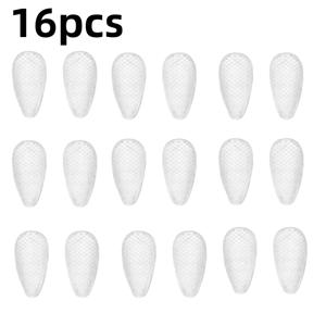 TEMU 16개입 부드러운 안경 코받침 | 투명하고 편안한 에어 쿠션 지지, 자가 접착식 뒷면, 흰색 옵션, 안경 수리용